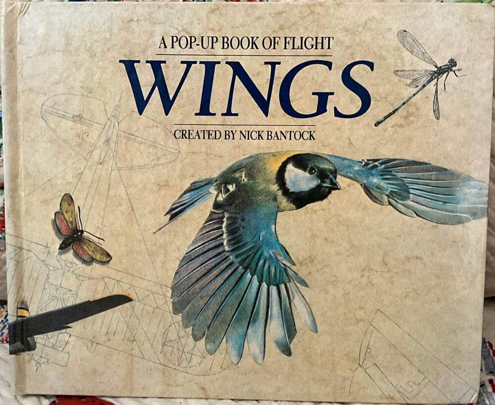 Wings Pop Up Book of Flight By Nick Bantock hard Back Book Fast Shipping 1990
